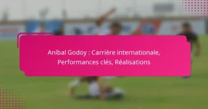 Aníbal Godoy : Carrière internationale, Performances clés, Réalisations