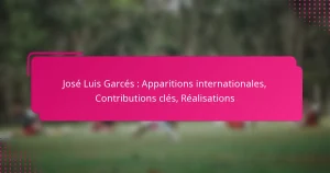 José Luis Garcés : Apparitions internationales, Contributions clés, Réalisations
